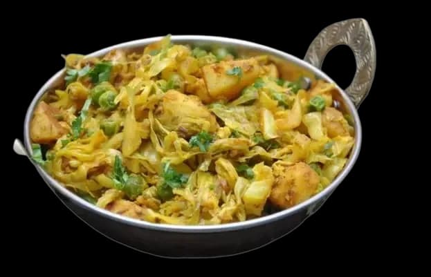 Bandgobhi Aloo Sabji (Mittagskarte)